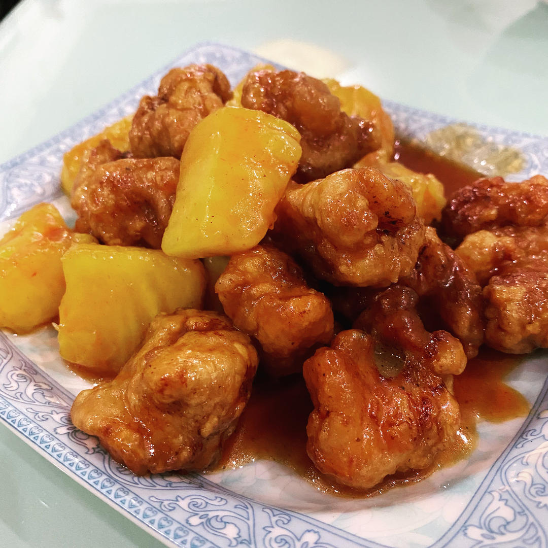 秘制菠萝咕噜肉（绝对好吃）