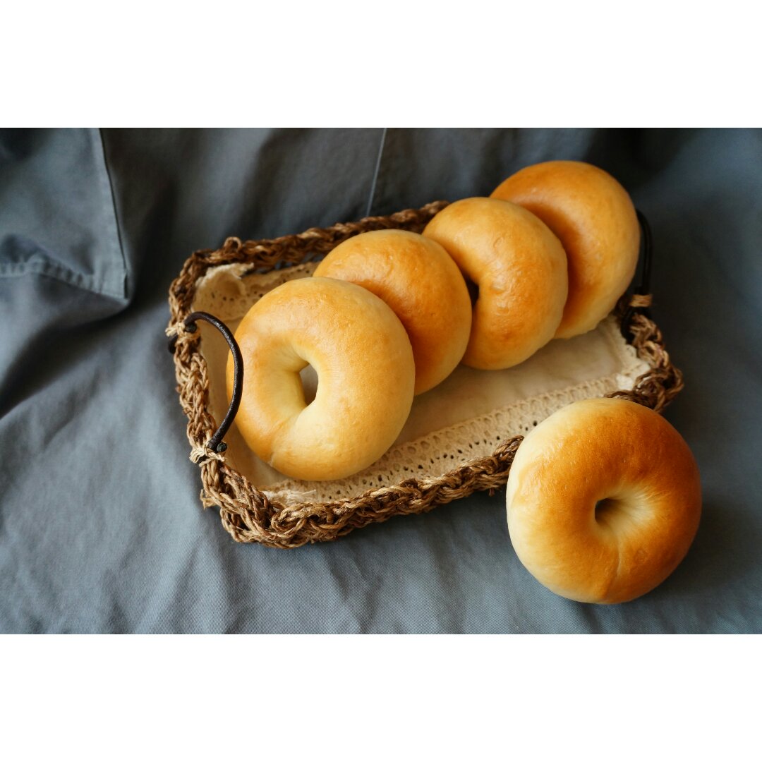 小象悠悠做的原味贝果