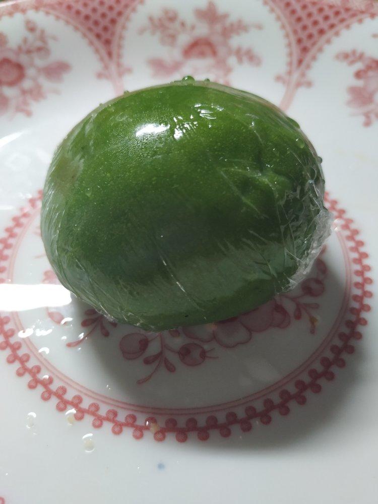 网红青团～～咸蛋黄肉松青团