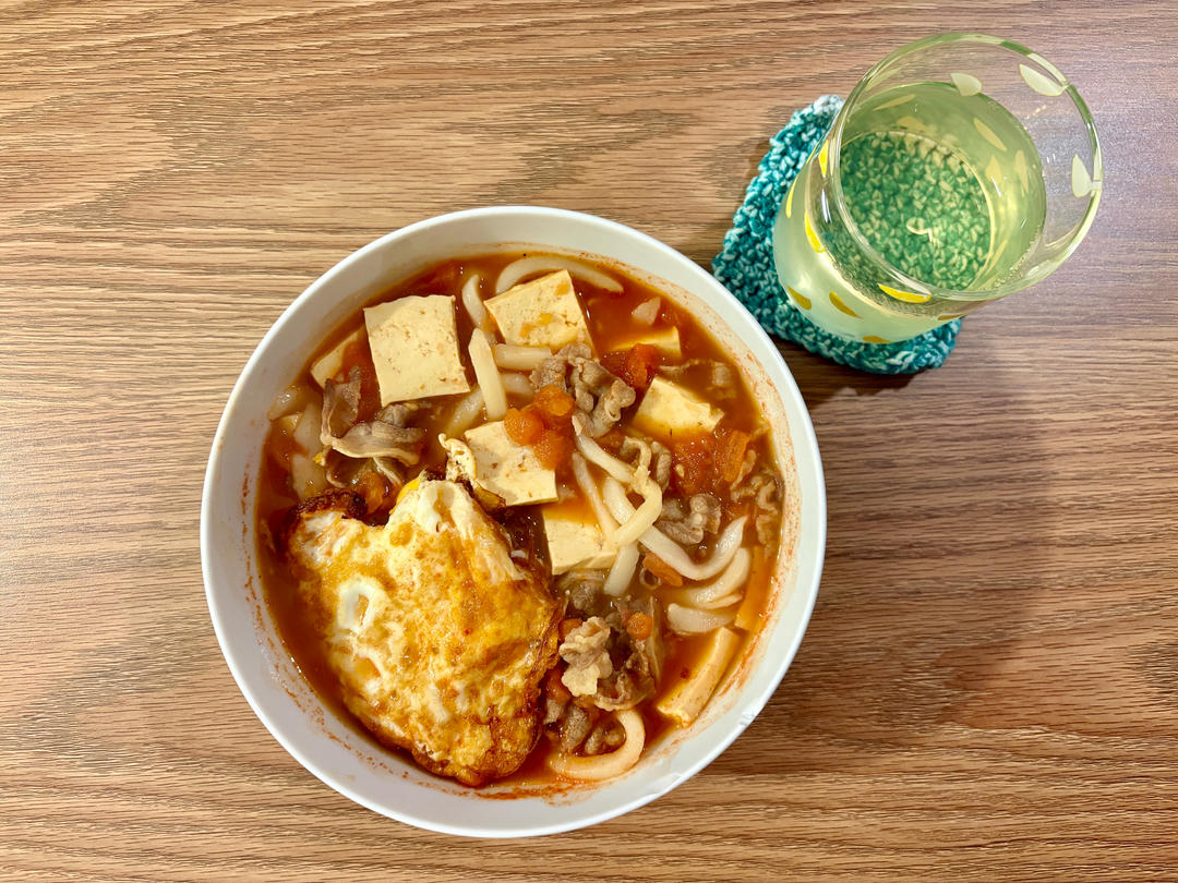 番茄肥牛乌冬面