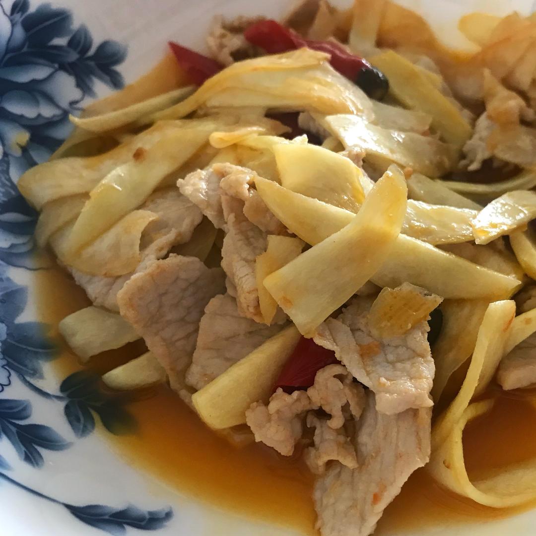 高笋肉片泡椒版