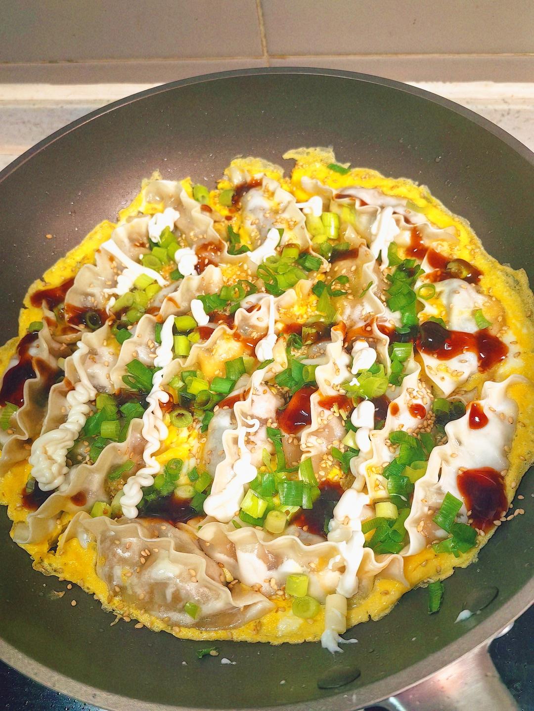 鸡蛋抱饺