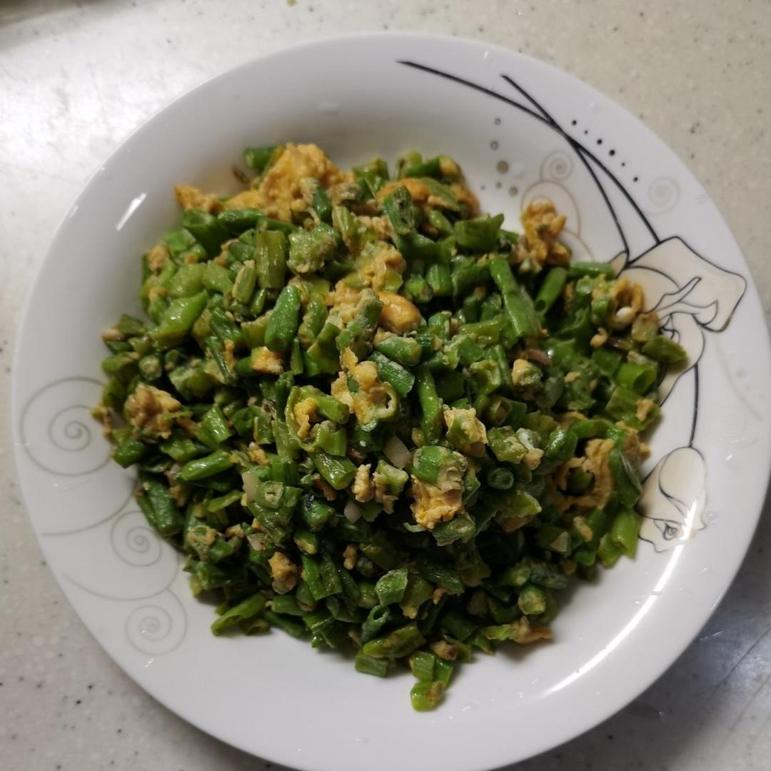 吃过就念念不忘的豆角炒鸡蛋