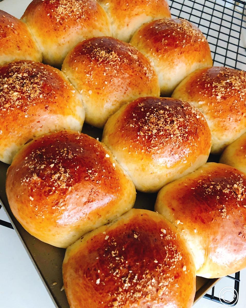 香甜松软的香蕉餐包