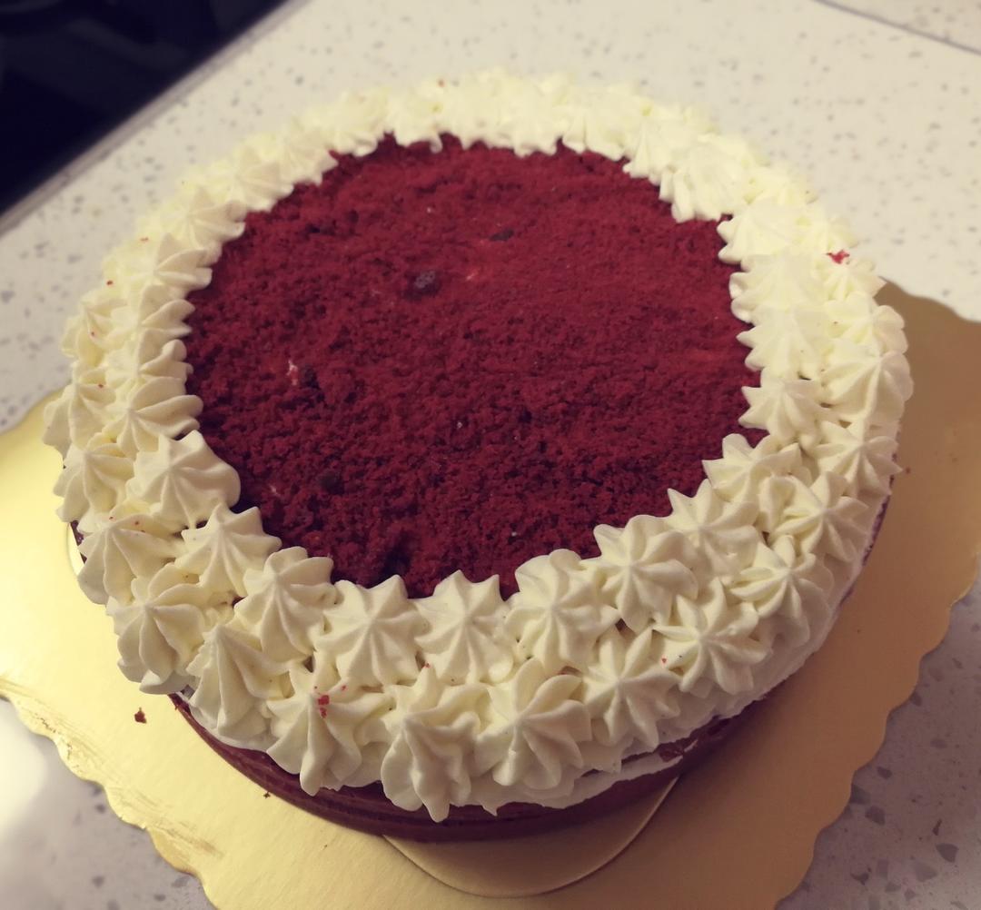 美式经典红丝绒蛋糕（附自制buttermilk及黄油方法）