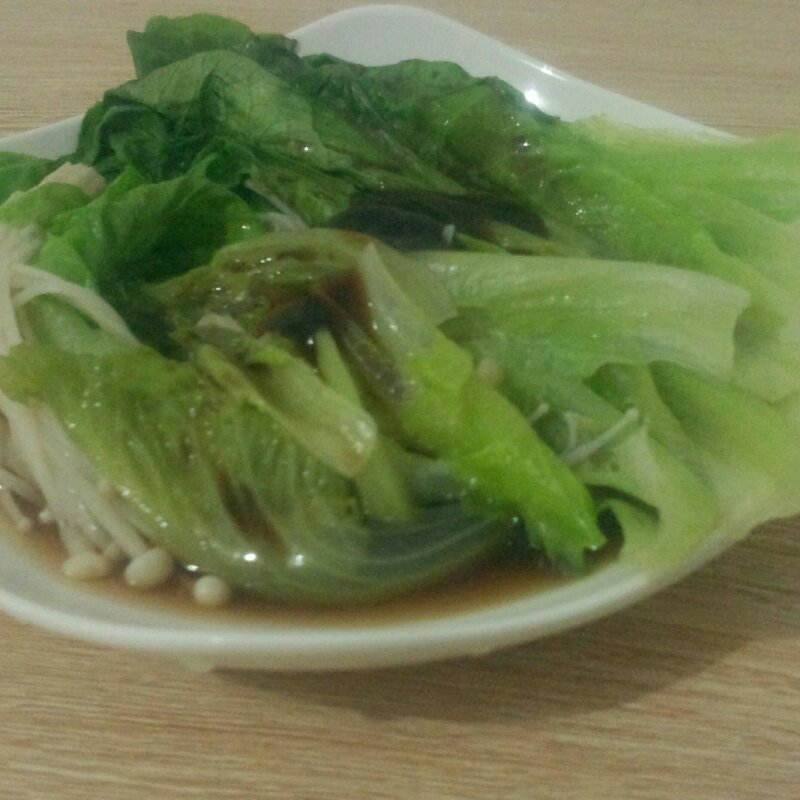 蚝油生菜（瘦身苦逼极致简约版）