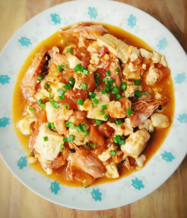 鲜虾豆腐羹