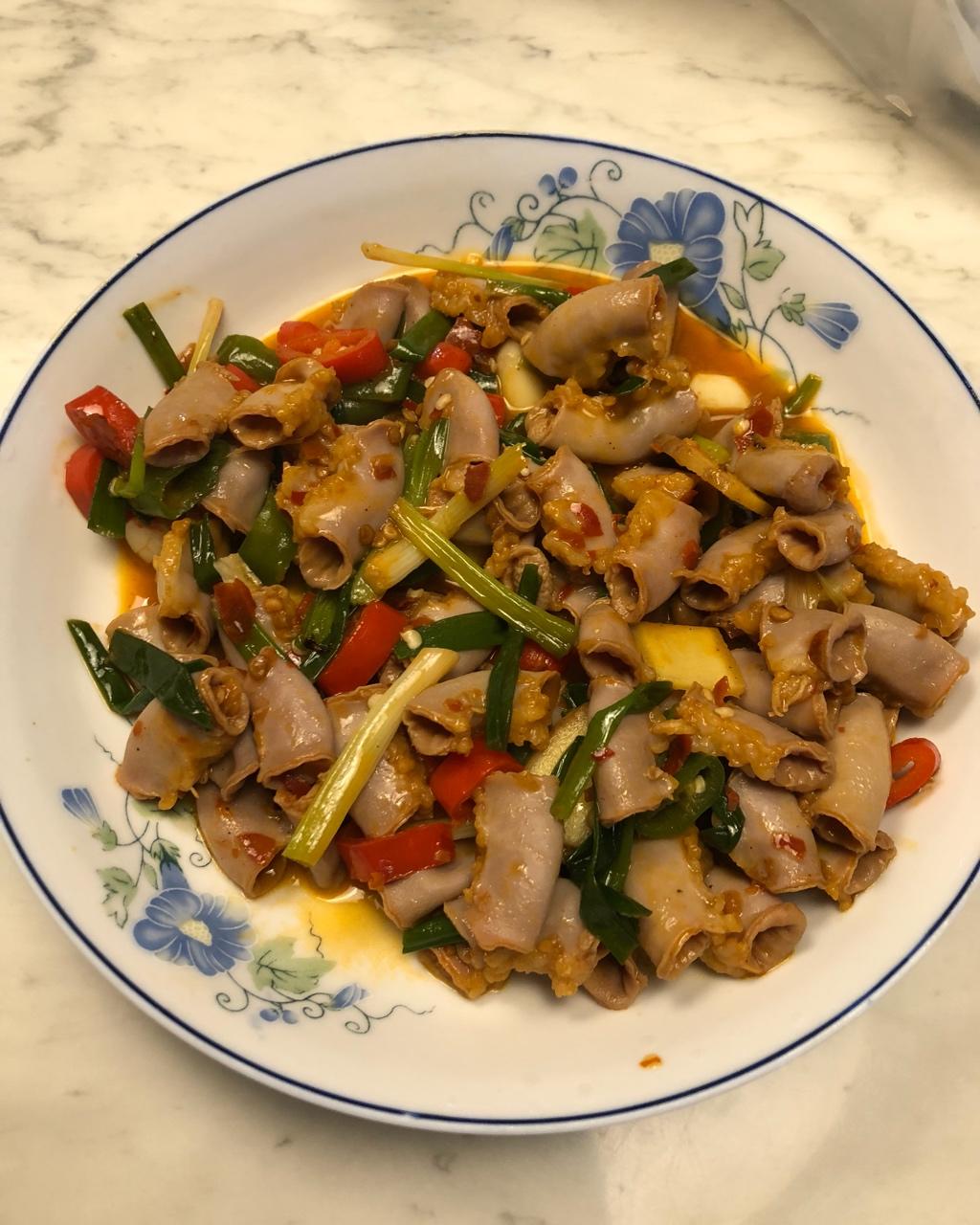 bellagirl做的爆炒小肠