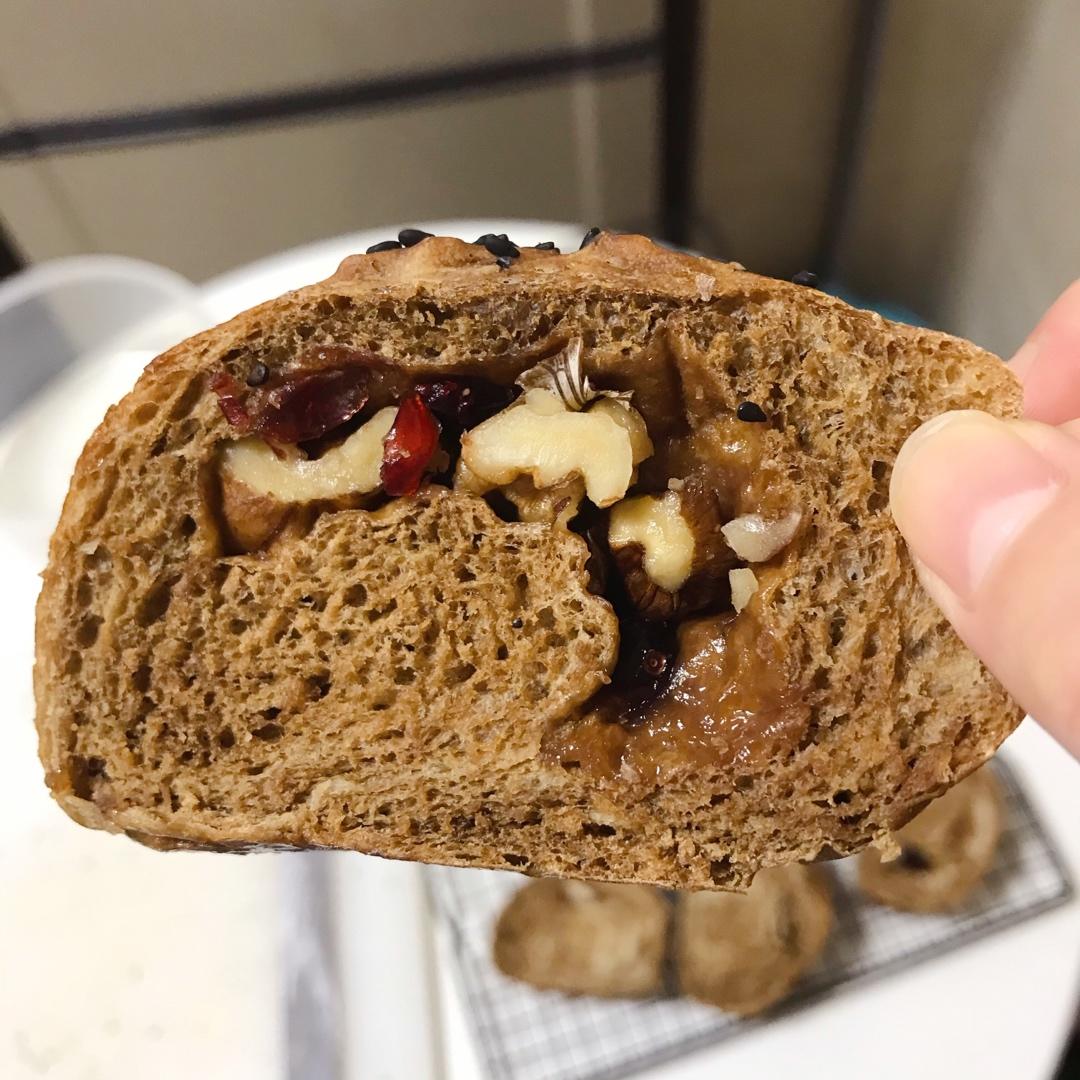 焦糖核桃咖啡软欧