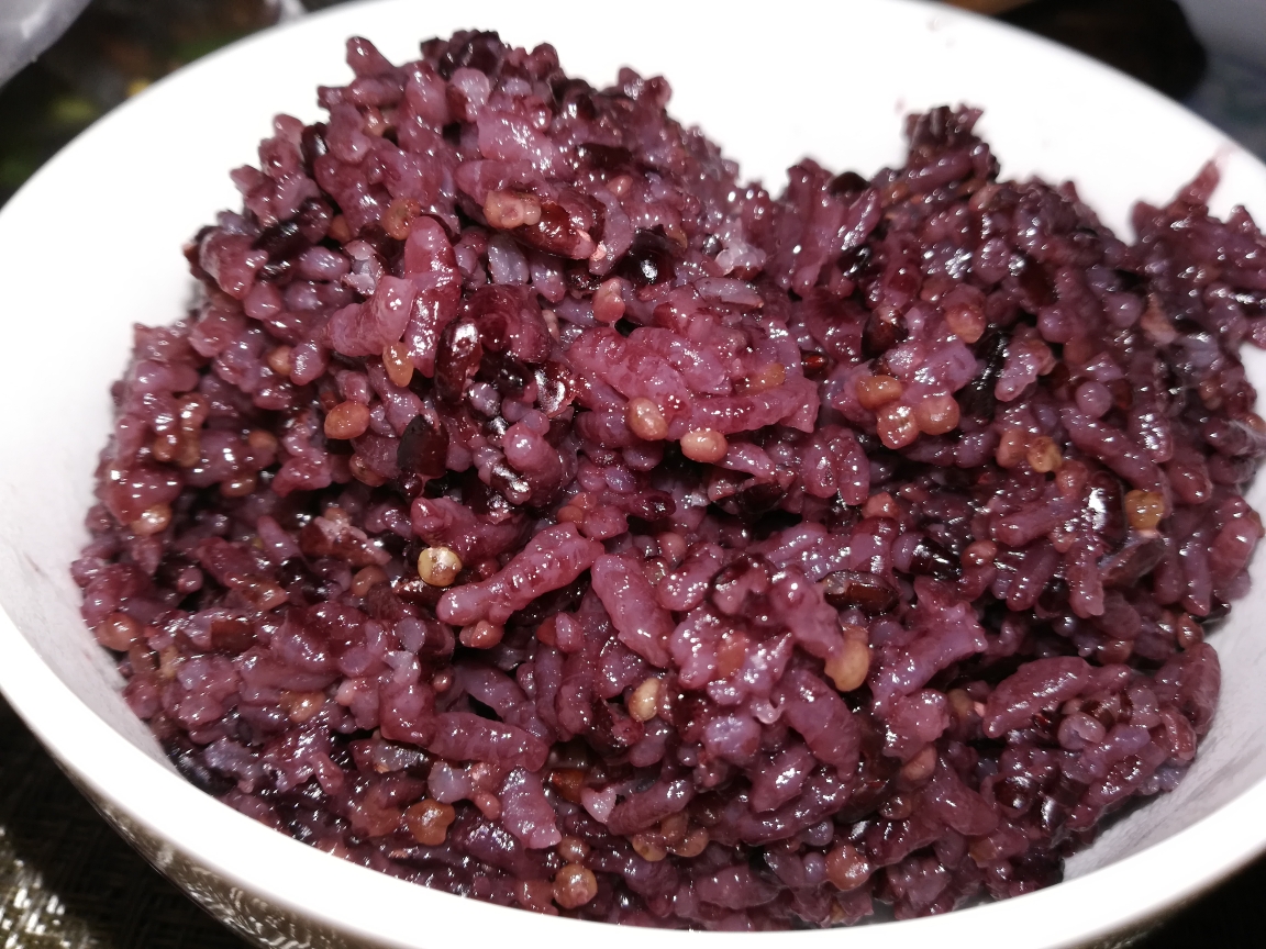 【过敏食谱】紫米饭的做法