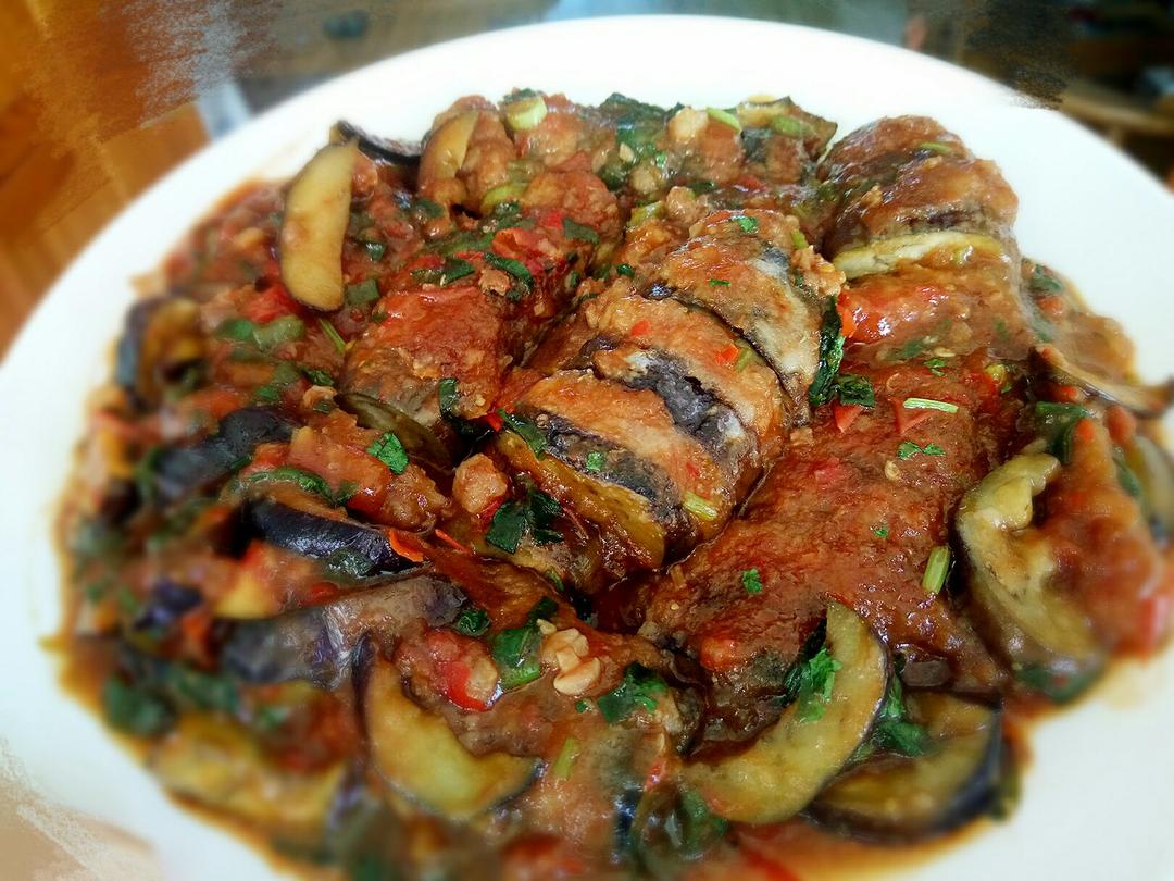 上海茄子 Eggplant with Pork Mince