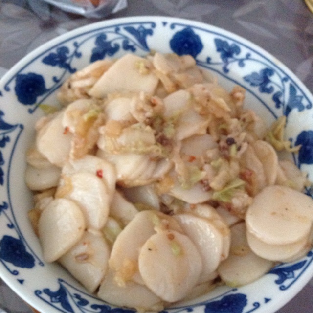 白菜肉丝年糕