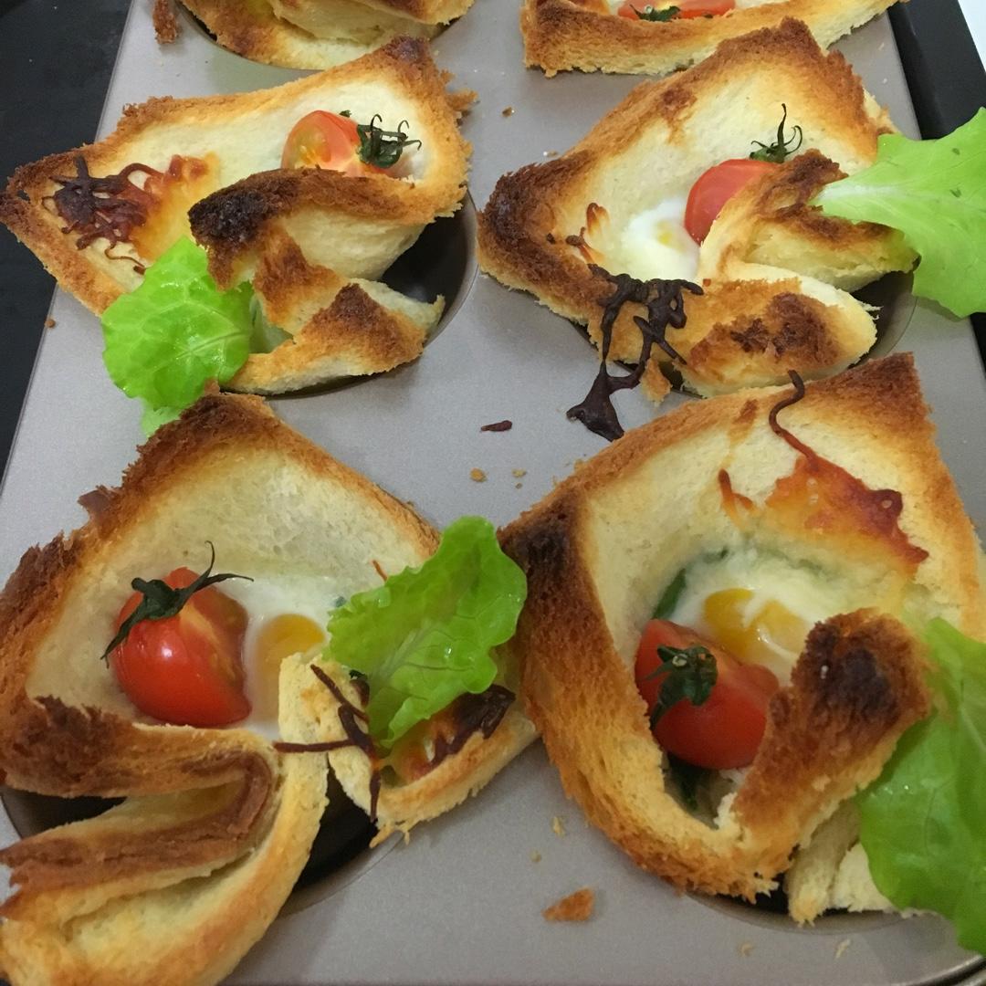 奶酪蔬菜面包盅