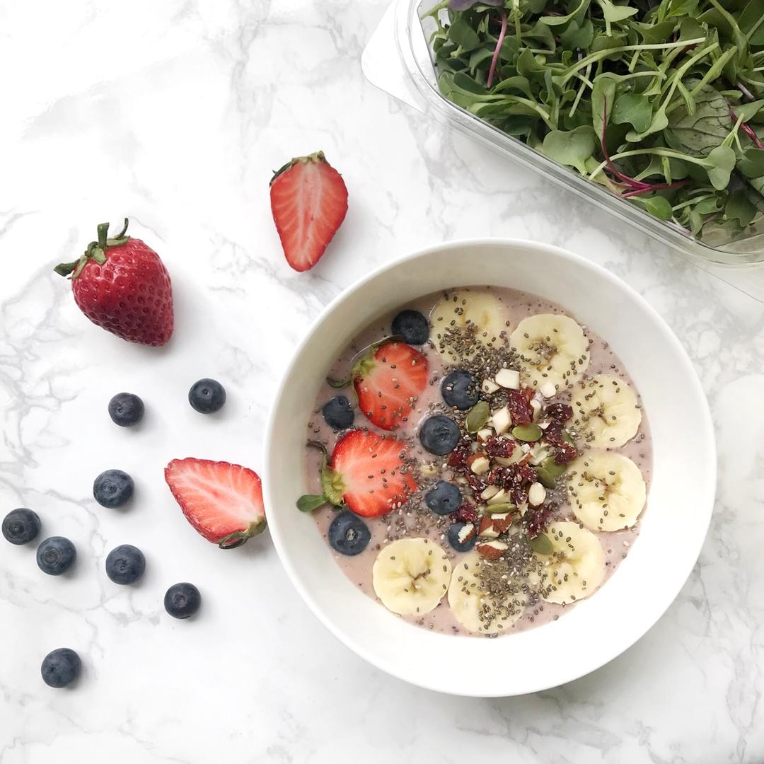 欧美网红级思慕雪smoothie bowl