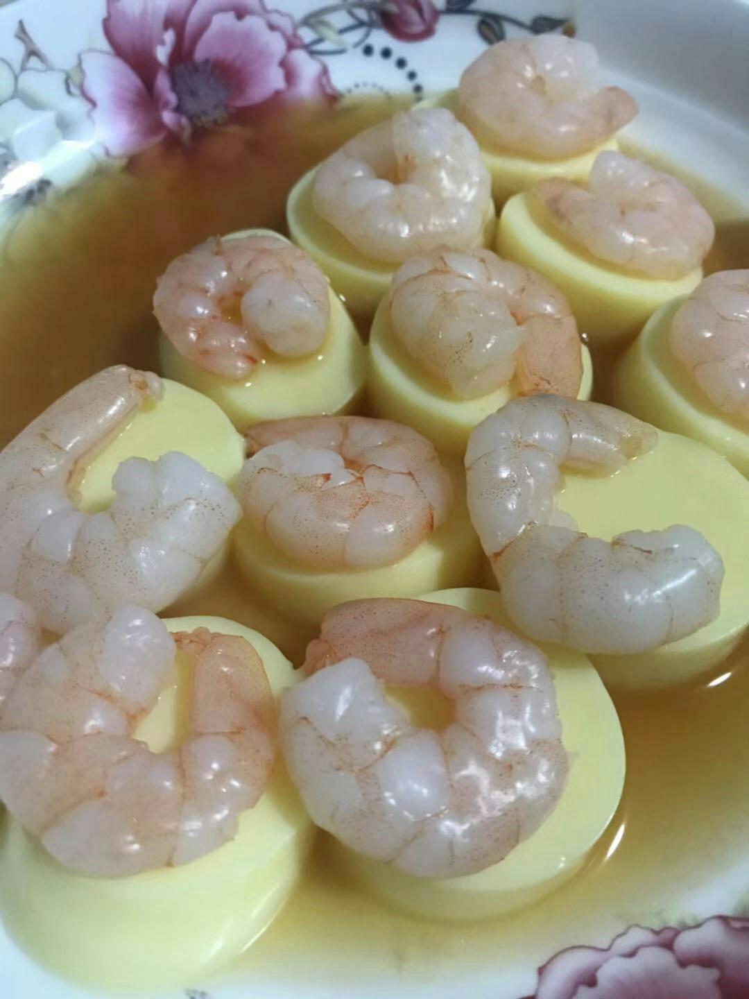 日本豆腐蒸虾仁