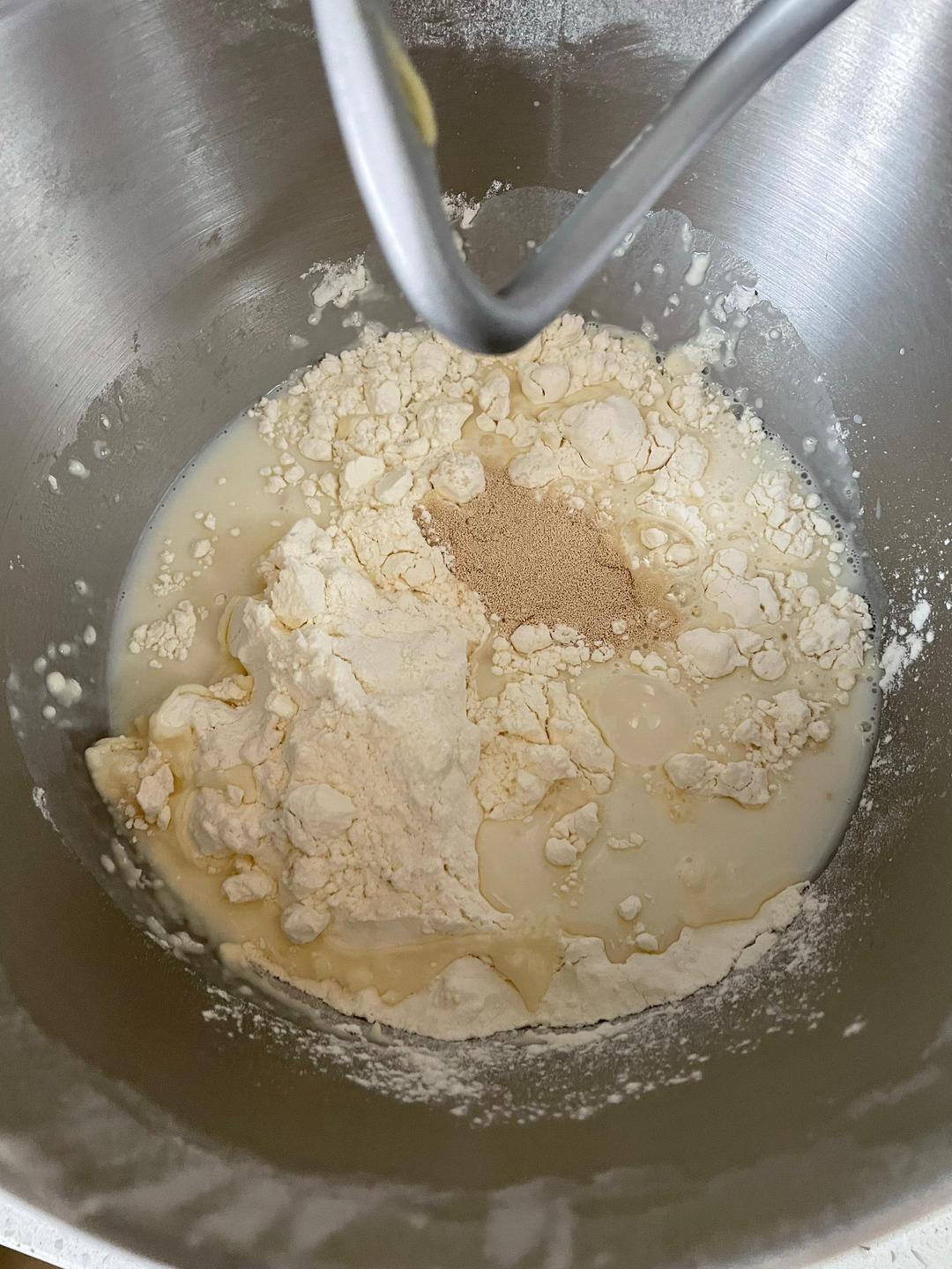 纯奶手撕吐司的做法 步骤1