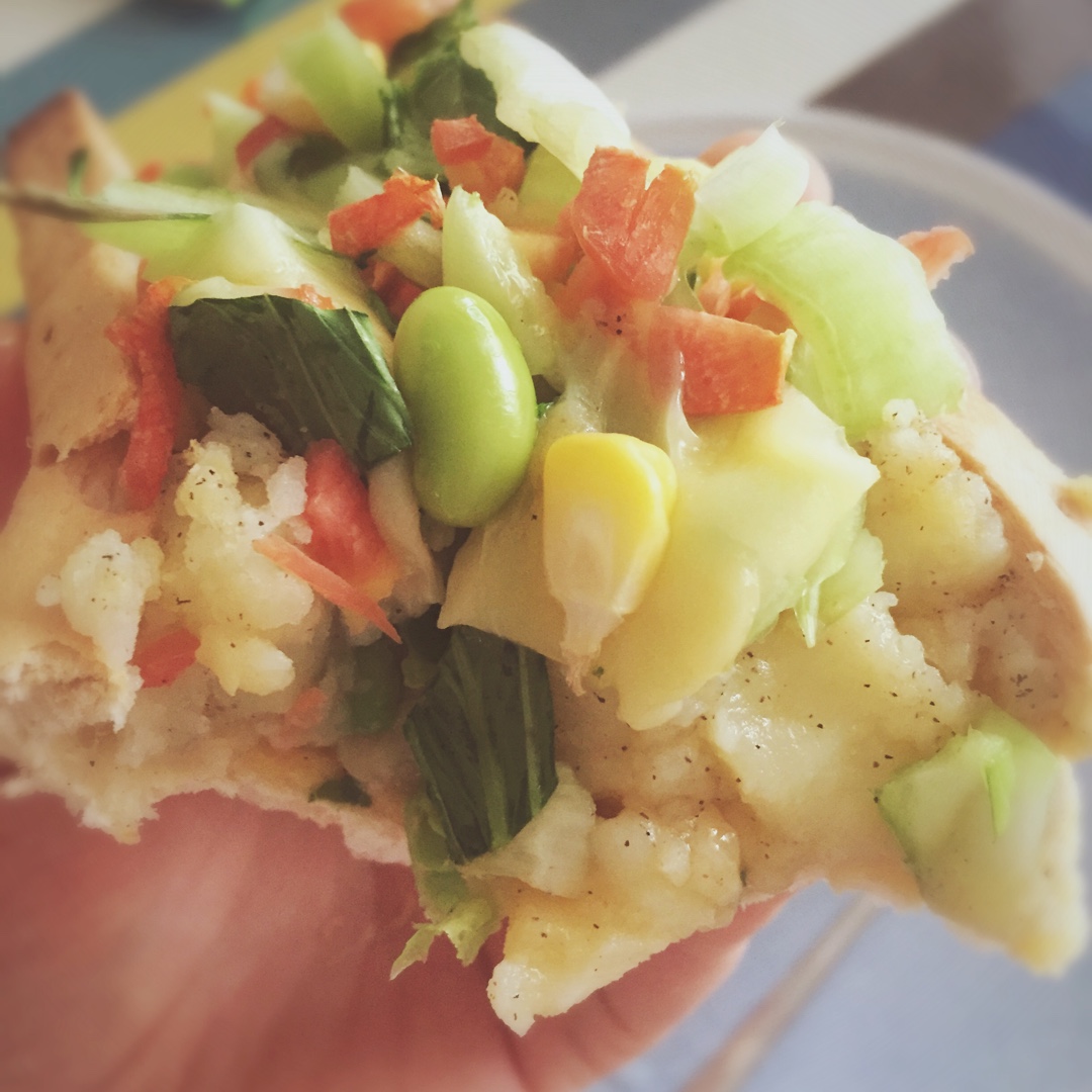 芦笋虾仁早餐蛋饼