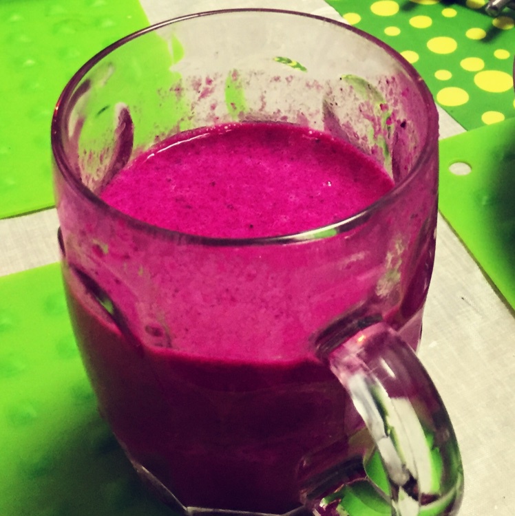 aprilzhiyun做的红心火龙果奶昔