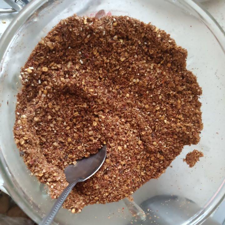 干油碟（打辣椒面花椒面）