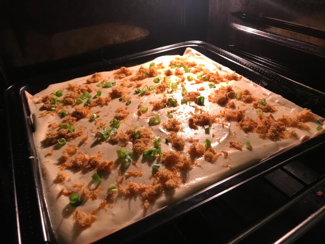 香葱肉松卷 蛋糕卷-无敌美味