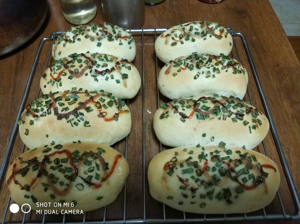 香葱火腿肉松面包