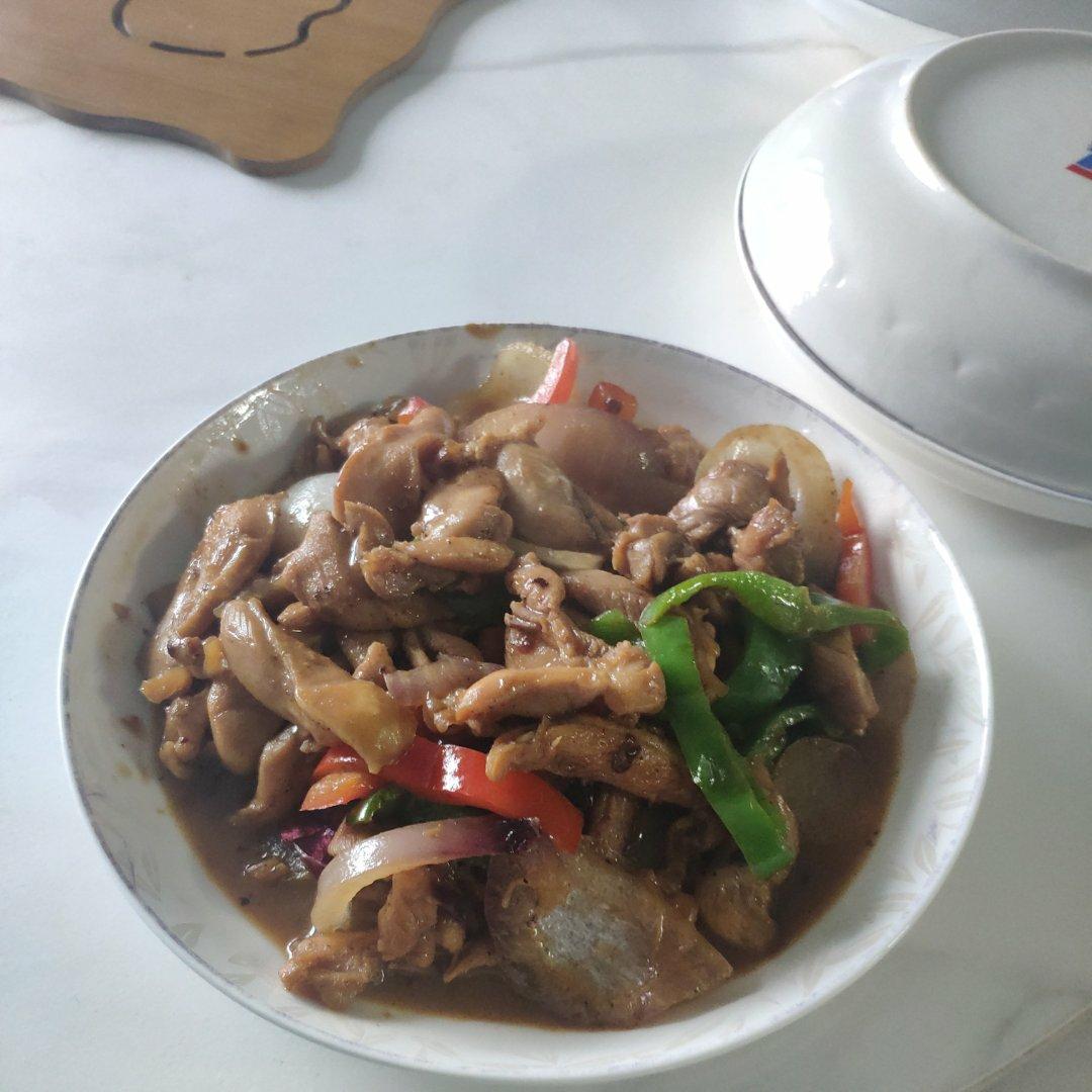 10r吃上饭 香辣爽滑 下饭好吃 洋葱炒鸡腿