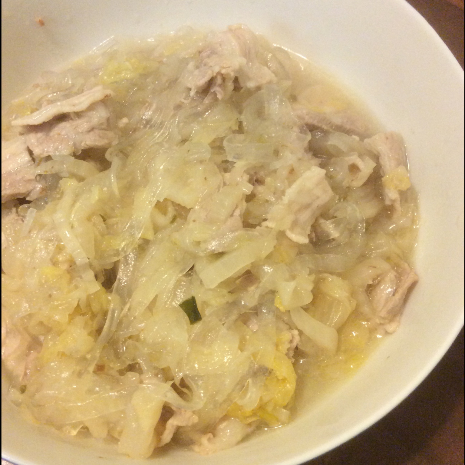 酸菜白肉炖粉条