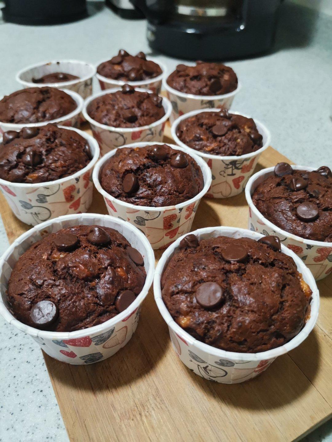 香蕉巧克力马芬