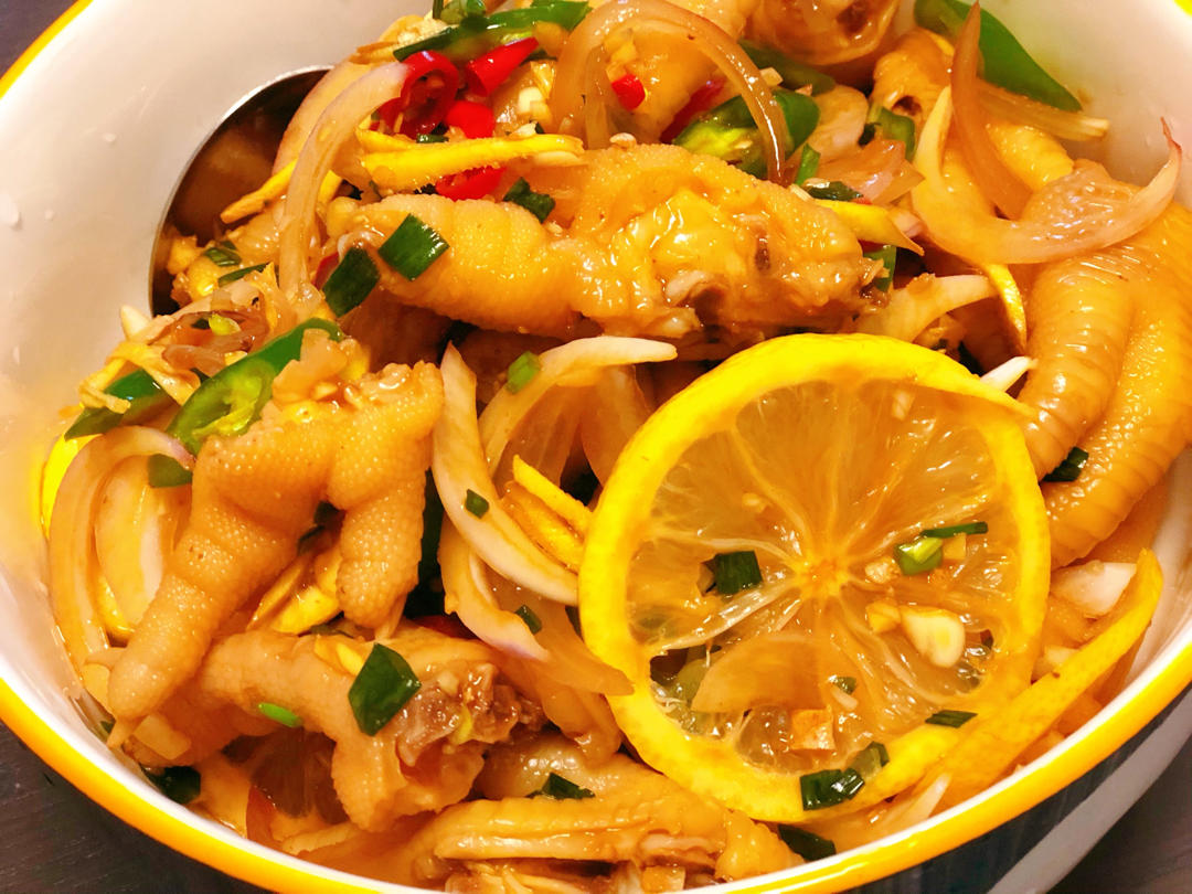 【柠檬酸辣鸡爪】自制超级无敌美味的网红鸡爪