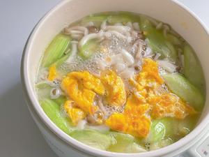低脂低卡‼️鲜美快手汤‼️丝瓜菌菇汤‼️好吃不胖天的做法 步骤8