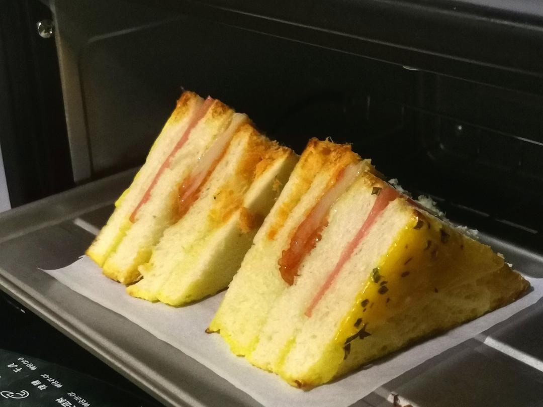 超级好吃的黄金三明治🥪