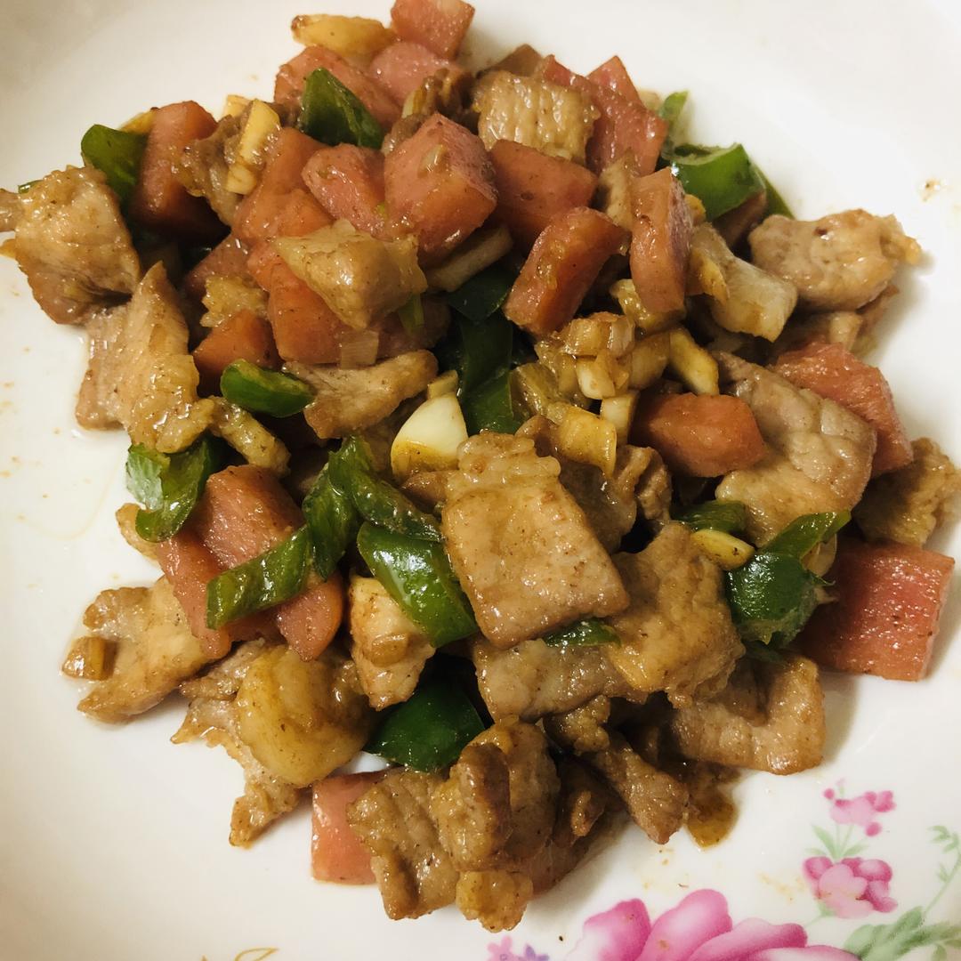 农家小炒肉【记忆中勾魂的油汤】