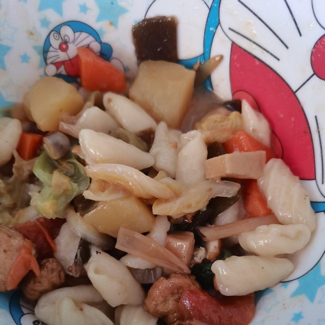 陕西美食 麻食