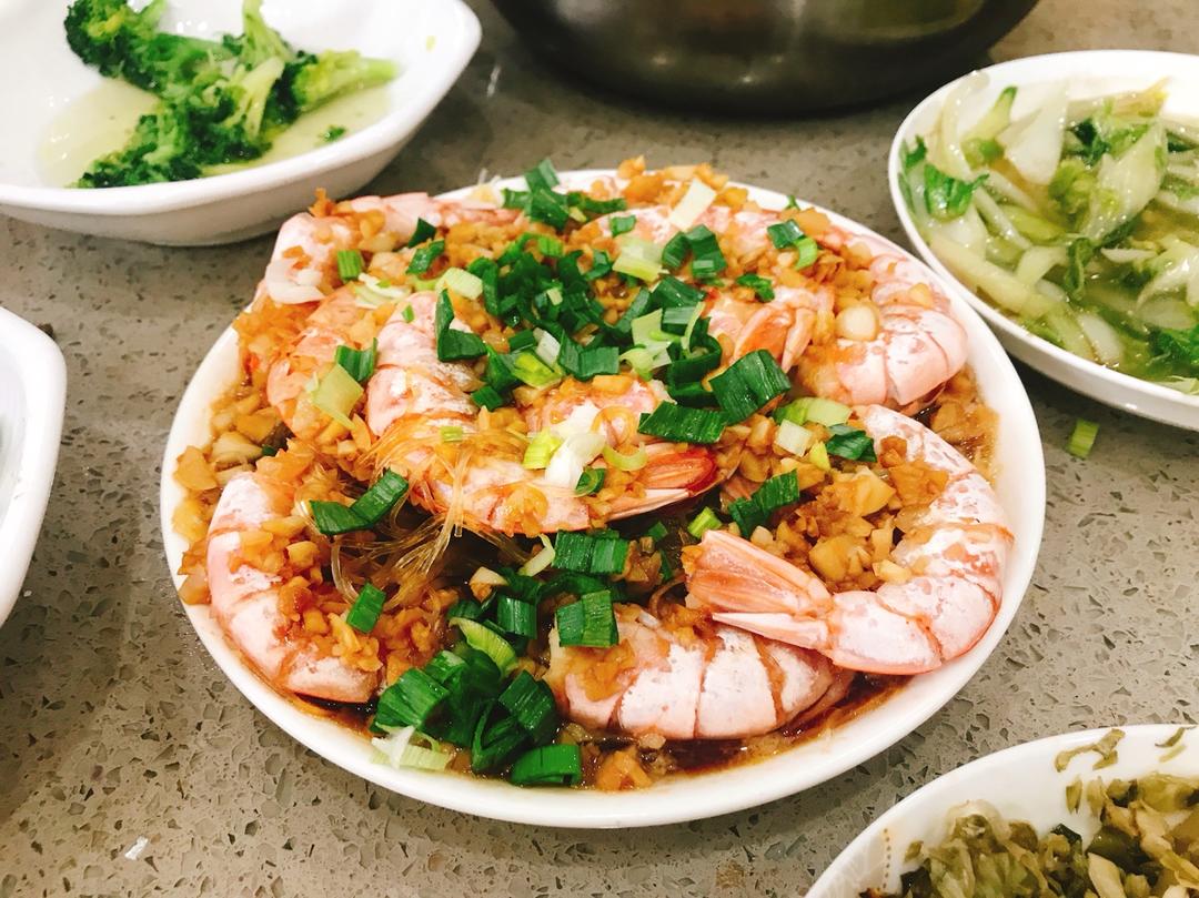 蒜蓉蒸阿根廷红虾