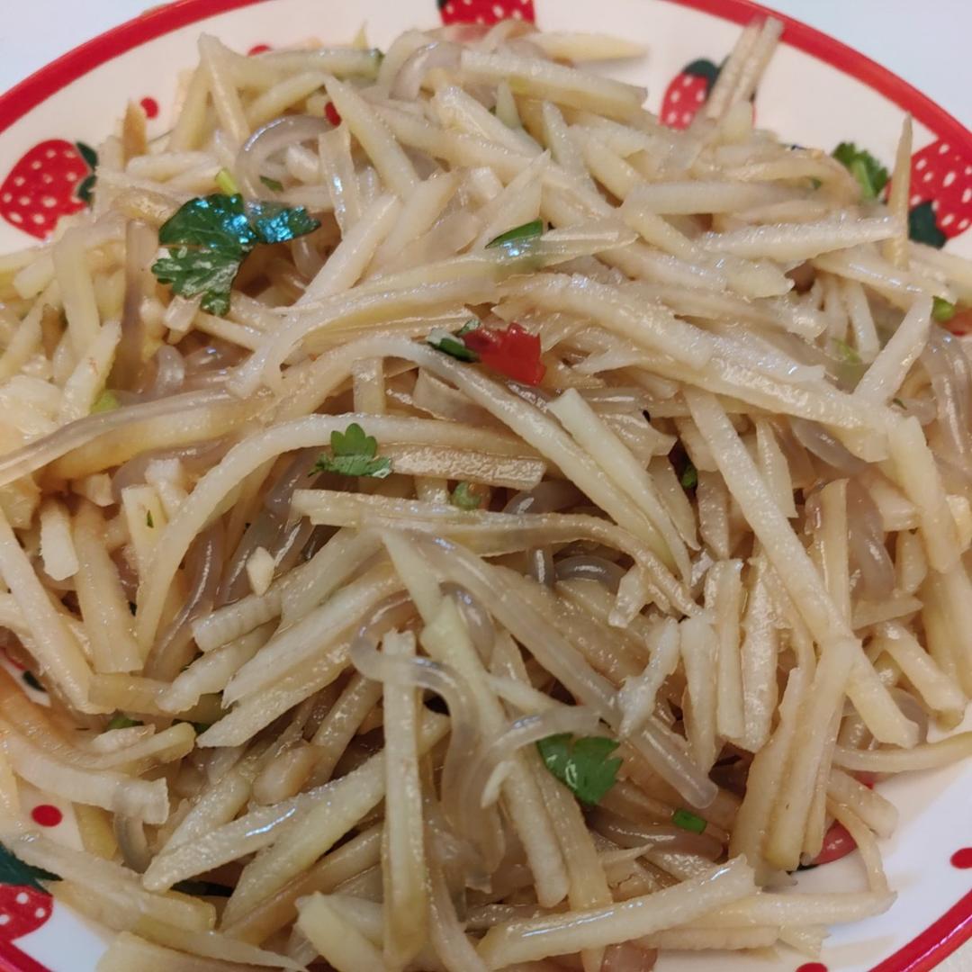 香辣开胃的凉拌土豆丝