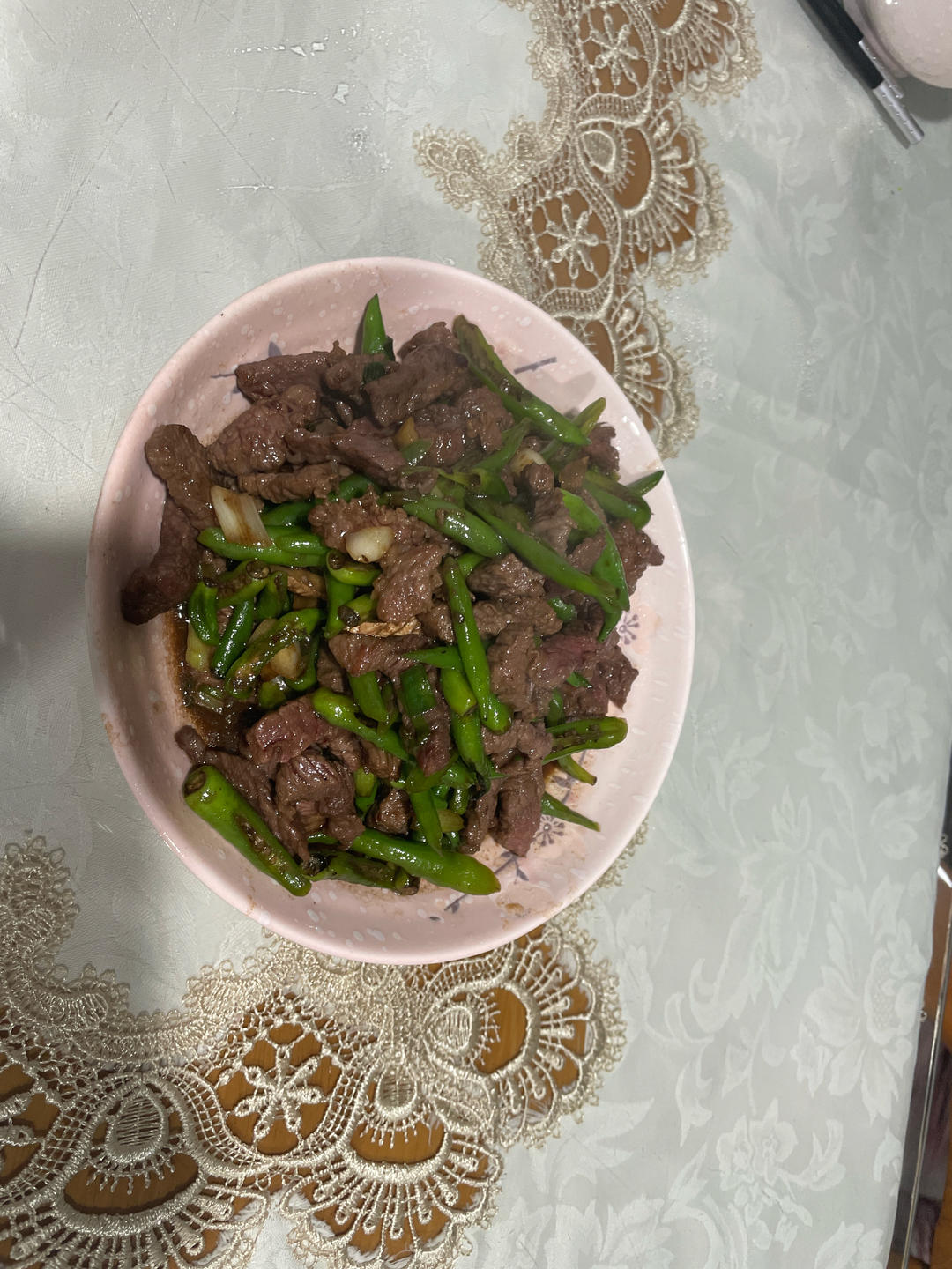 尖椒滑牛柳