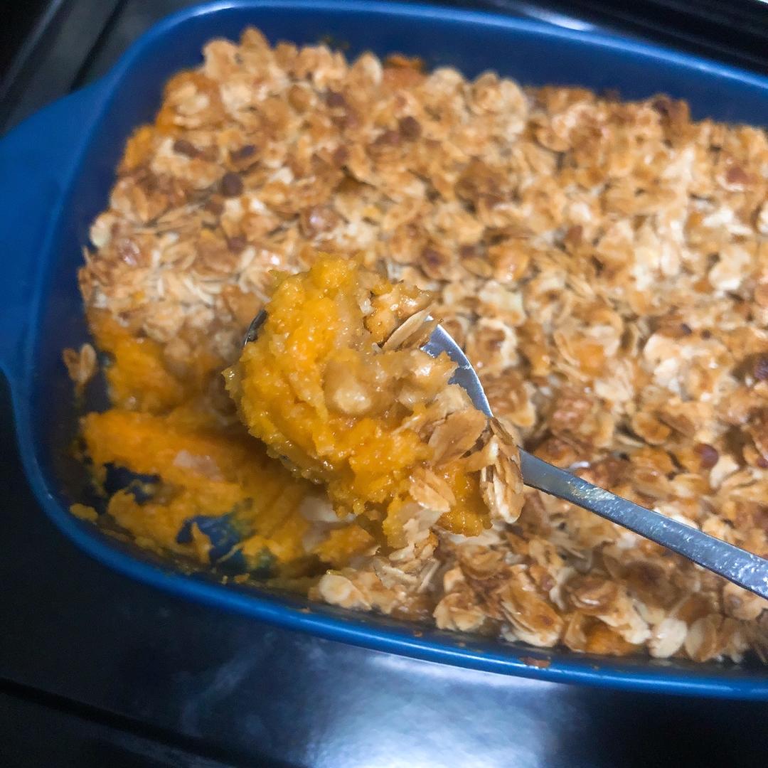 粉糯红薯泥配燕麦酥丨健康·三餐