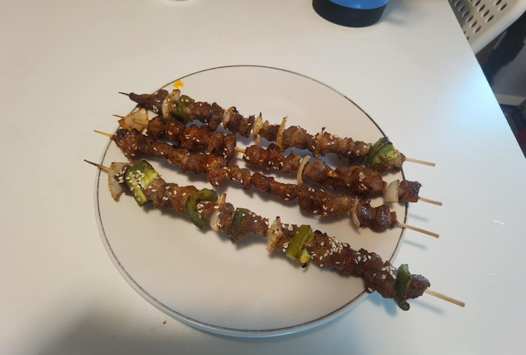 巨好吃的羊肉烤串（烤箱版）