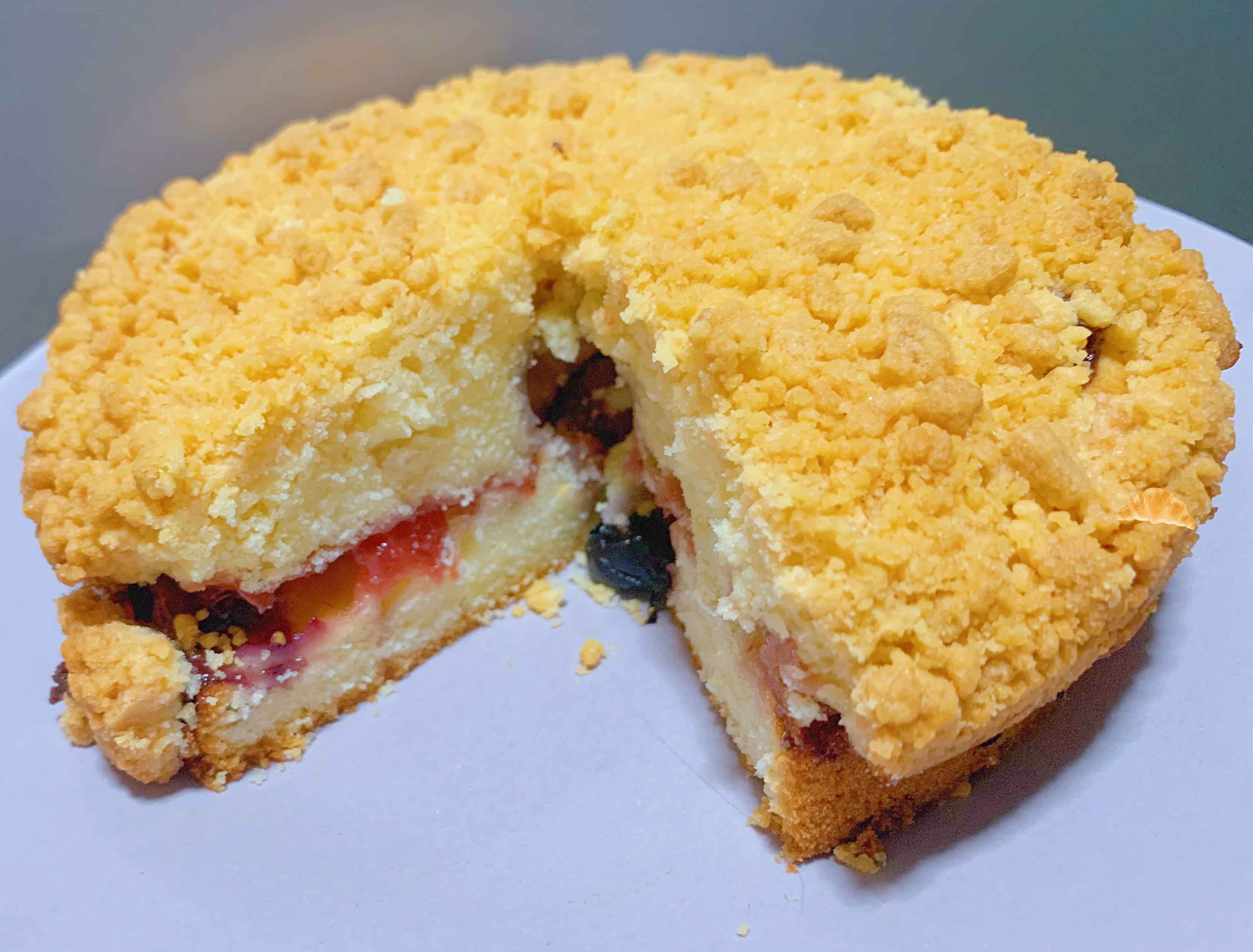 莓果酥粒蛋糕Berry Crumble Cake