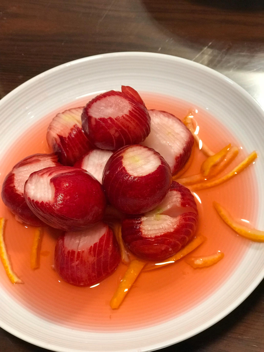 年夜饭头道菜～鸿运当头（樱桃小萝卜）