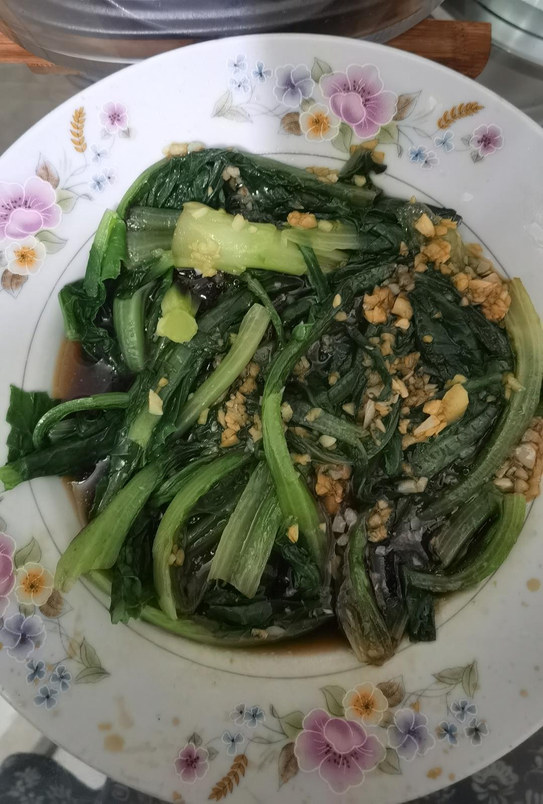 白灼油麦菜——晚间减肥餐