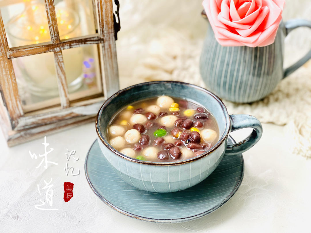 红豆糯米小丸子小汤圆——如何在5分钟内搓好一盘小丸子