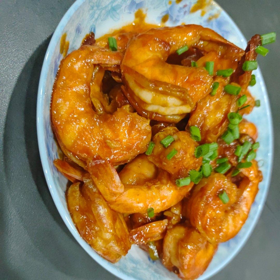 家庭版油焖大虾