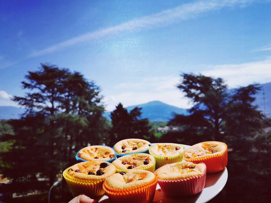 凉了也不回缩的戚风纸杯蛋糕🍰超级绵软 适合宝宝吃哦