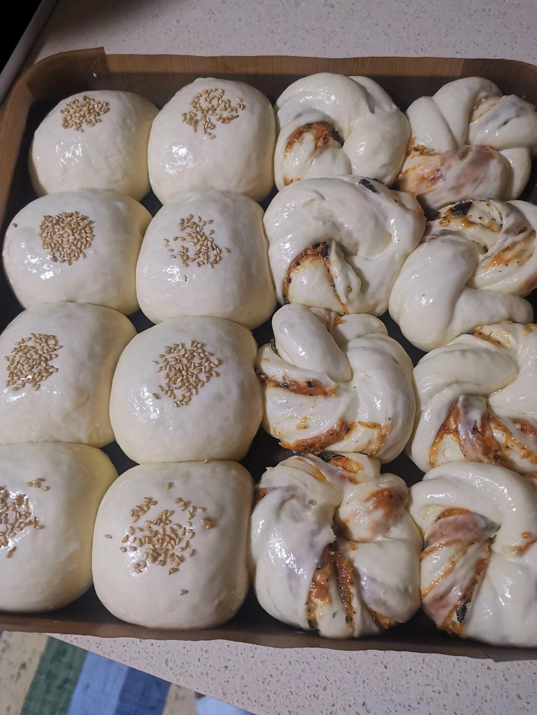 🥛超简单快手，柔软拉丝，一次发酵，牛奶小餐包