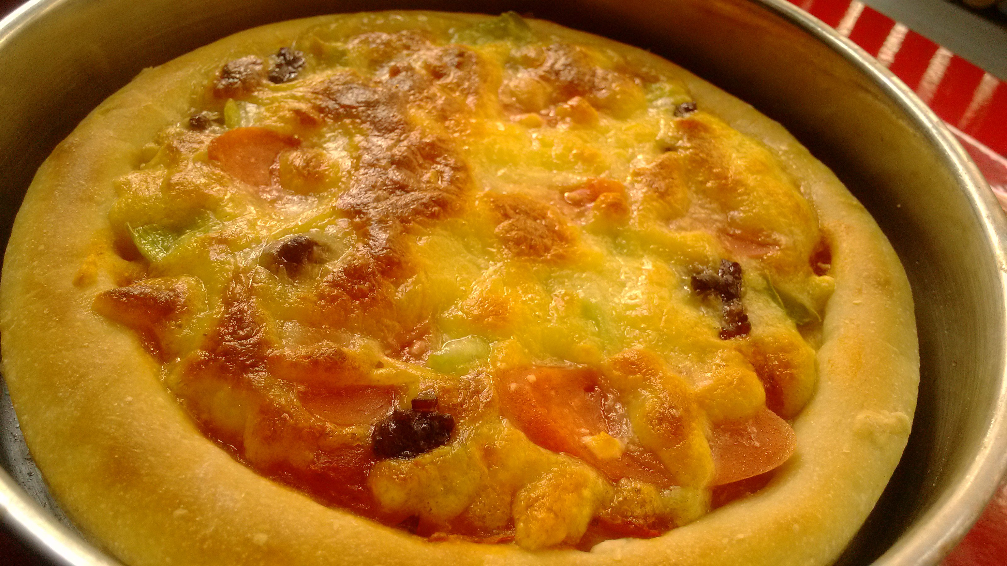 经典比萨（附比萨饼底&比萨酱做法）