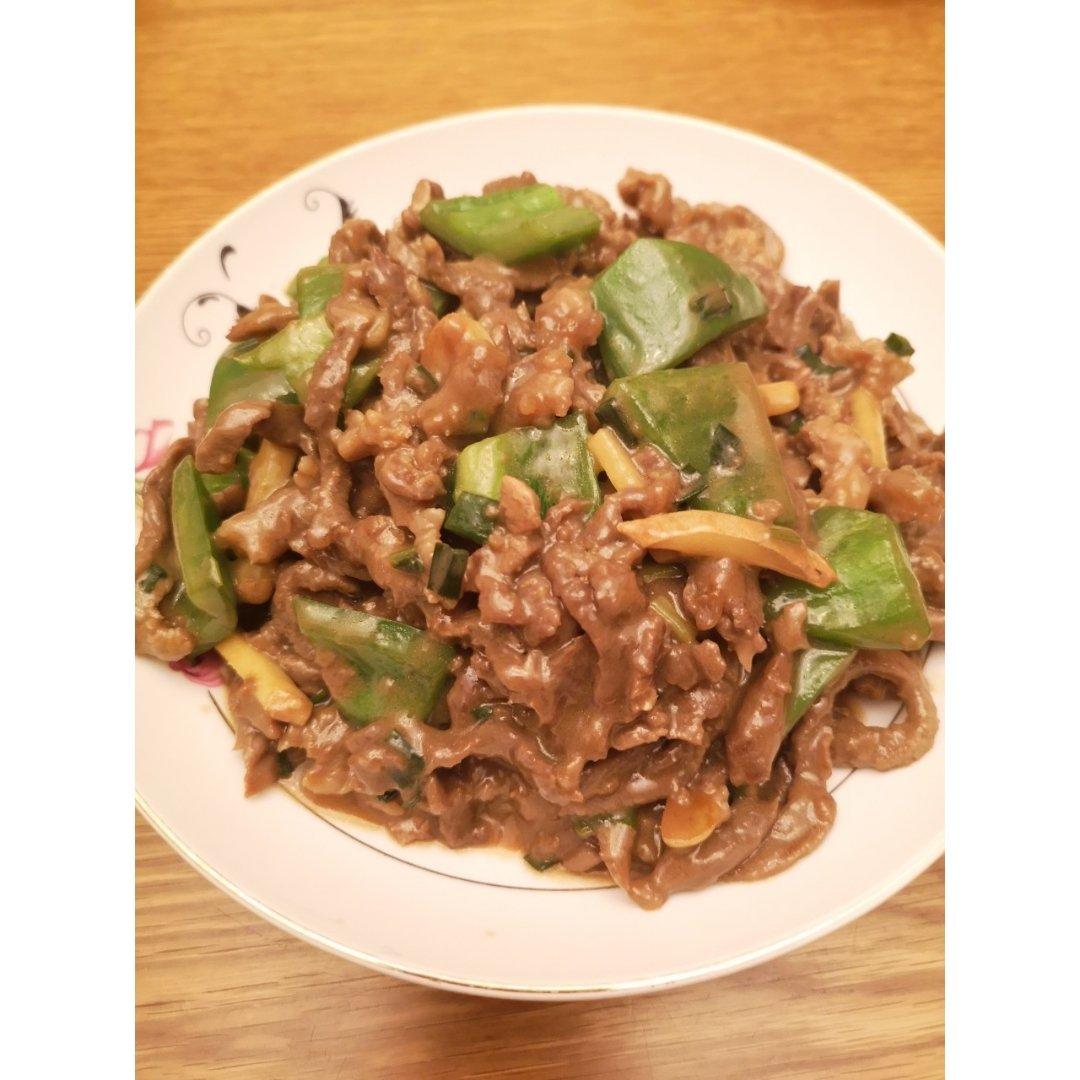 青椒炒牛肉