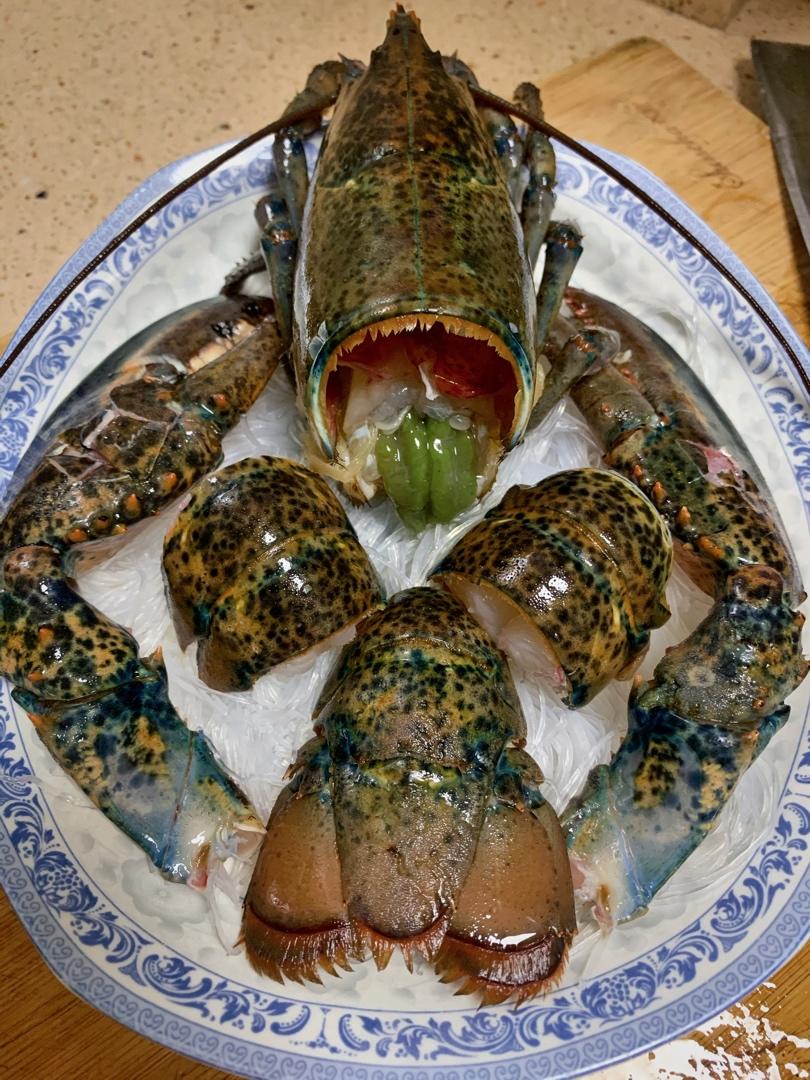 蒜蓉大龙虾『蒜蓉蒸波龙』