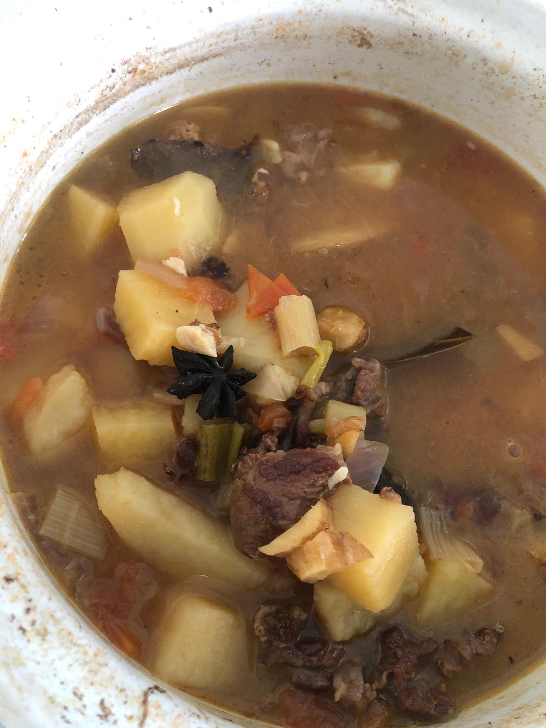 番茄土豆炖牛腩