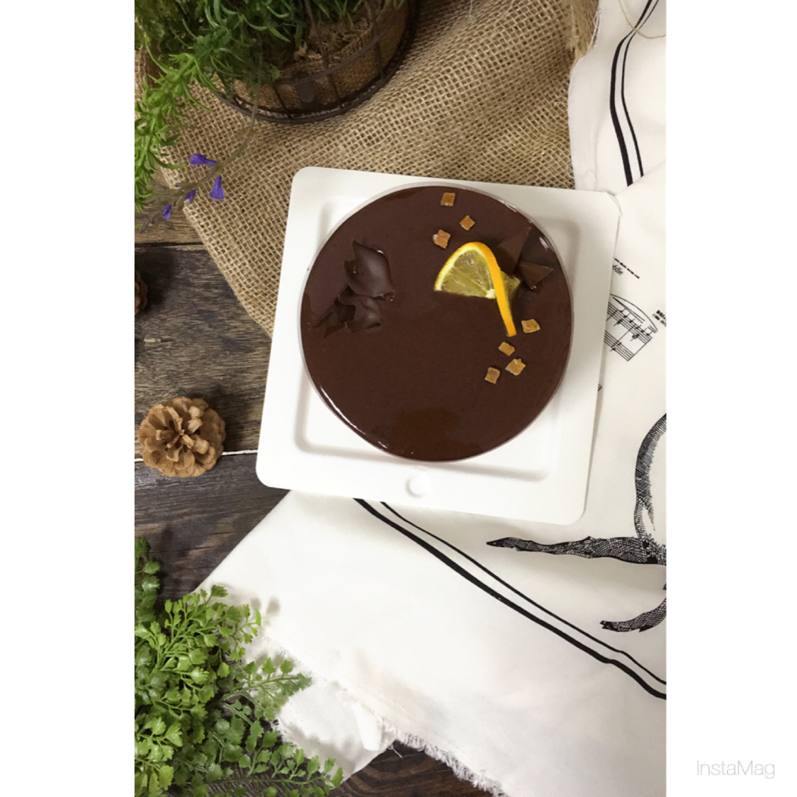 #拼颜值 也拼实力# Sunset Choco-橙子巧克力慕斯蛋糕